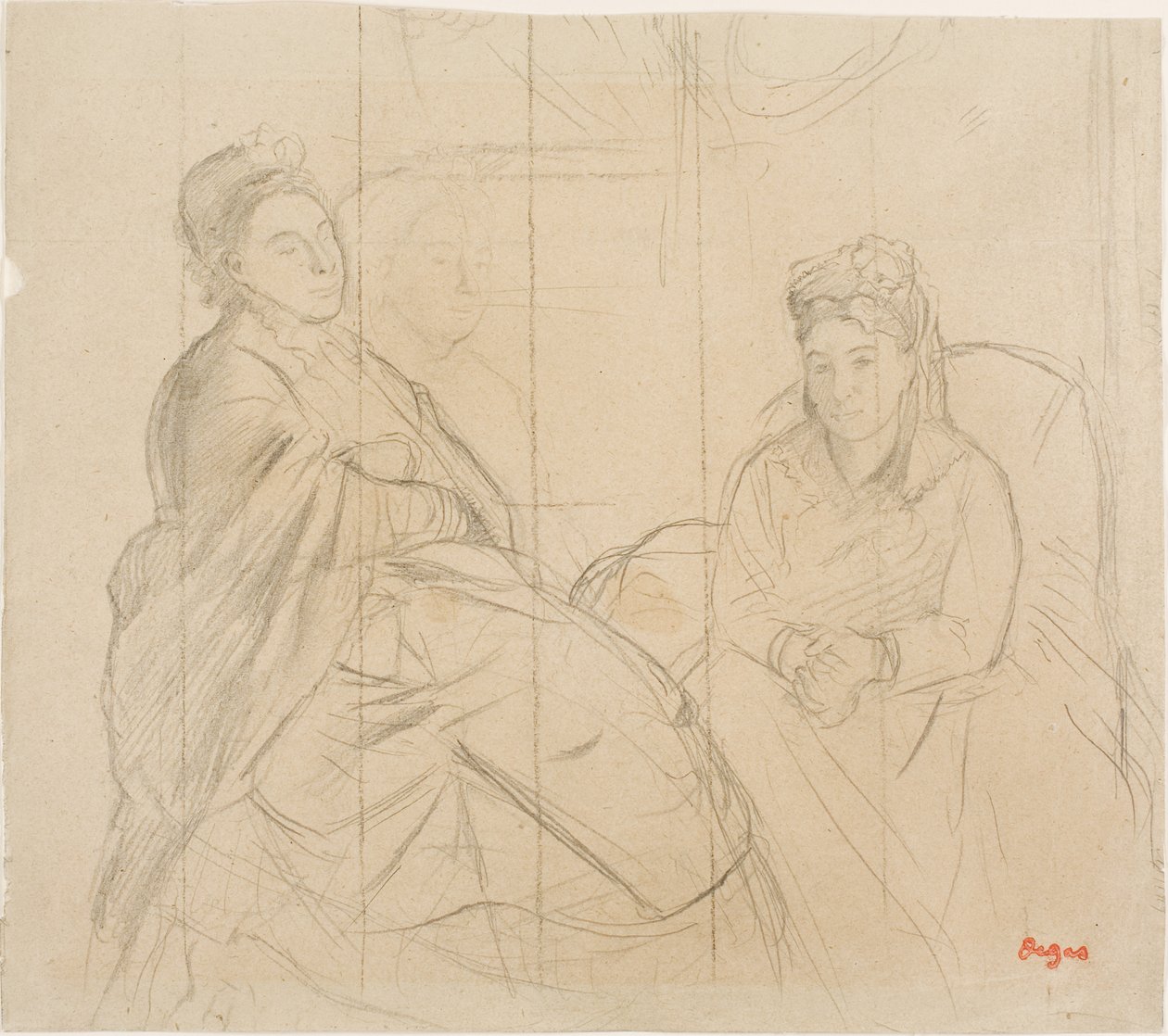Madame Lisle og Madame Loubens af Edgar Degas