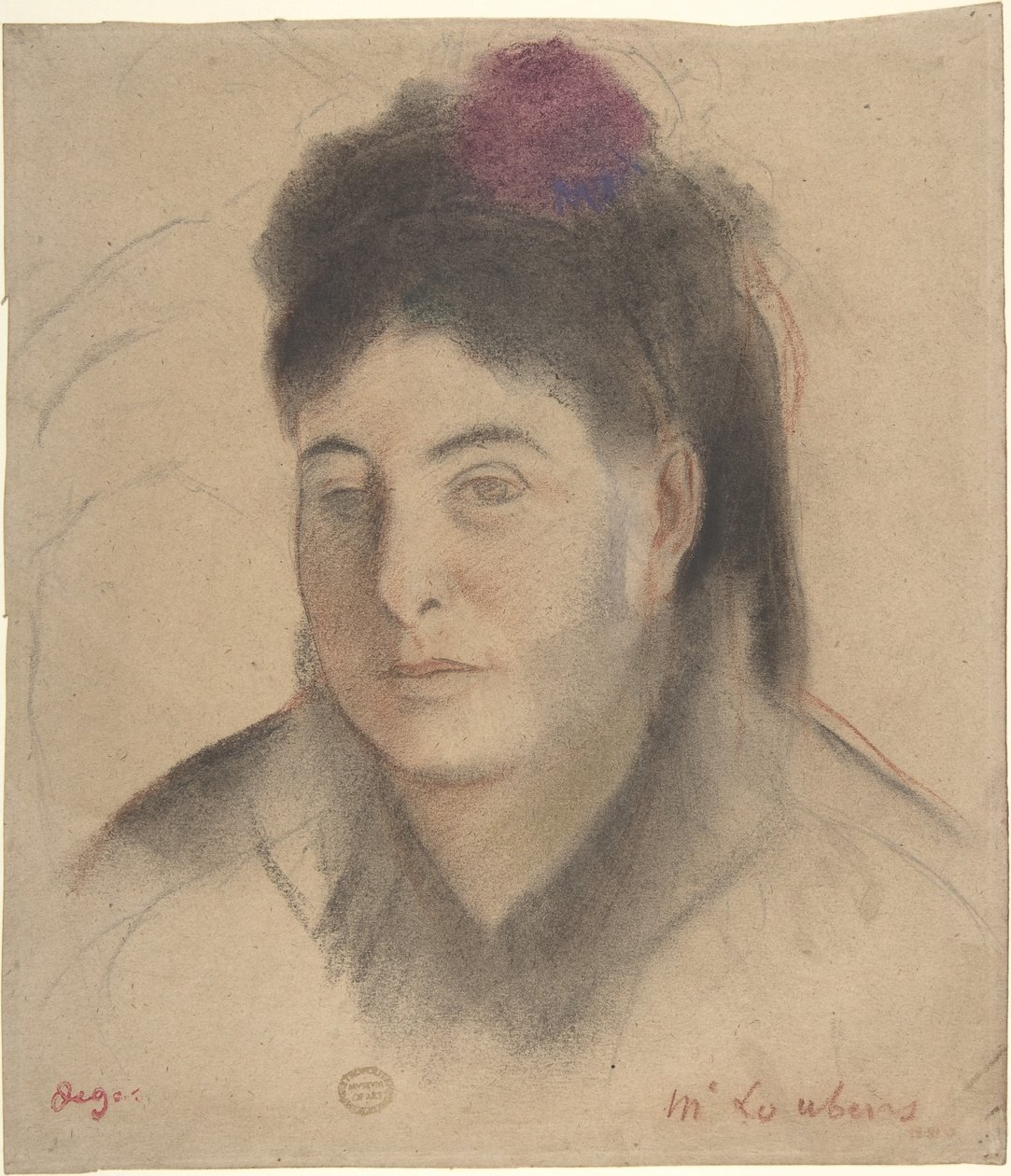 Fru Loubens af Edgar Degas