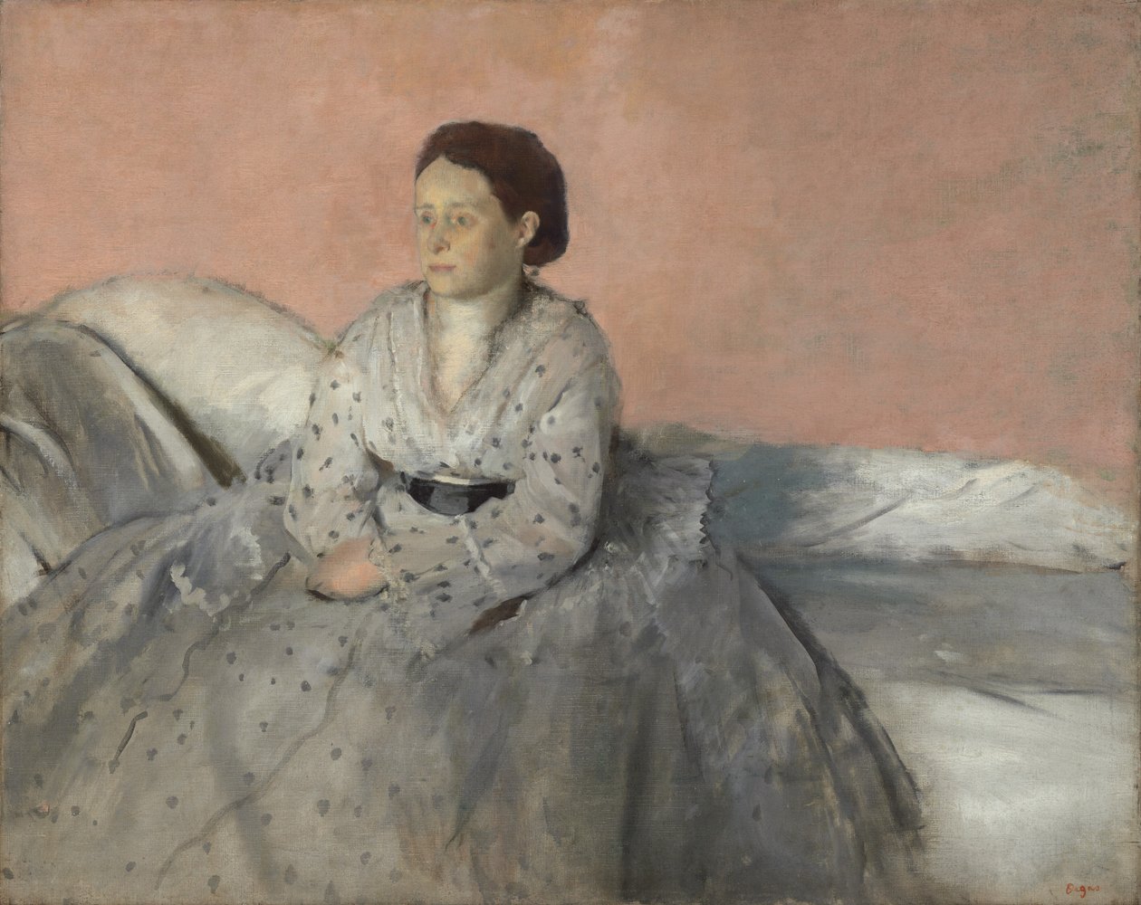 Madame Rene de Gas, 18721873. af Edgar Degas