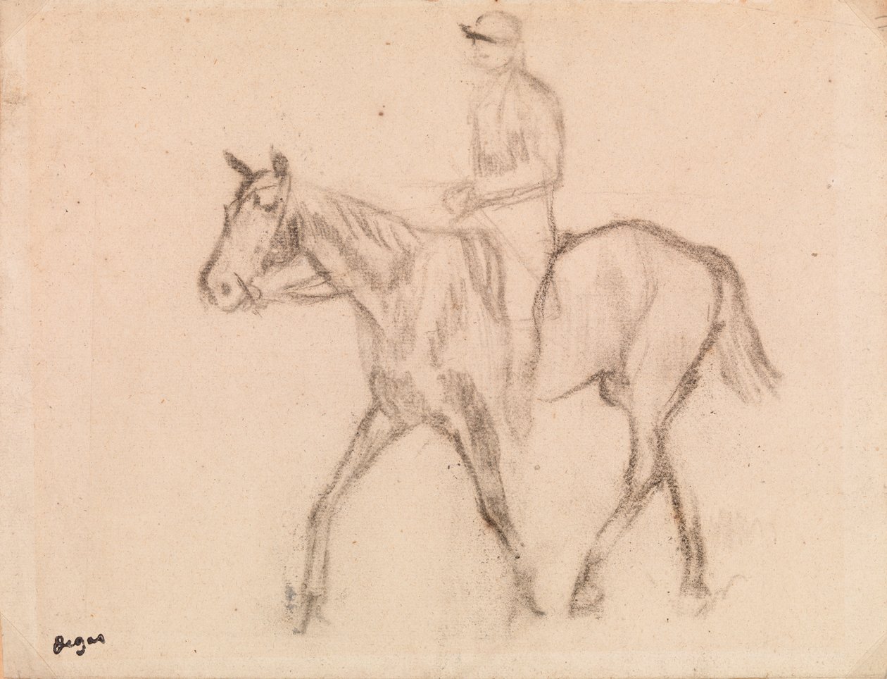 Mand til hest af Edgar Degas