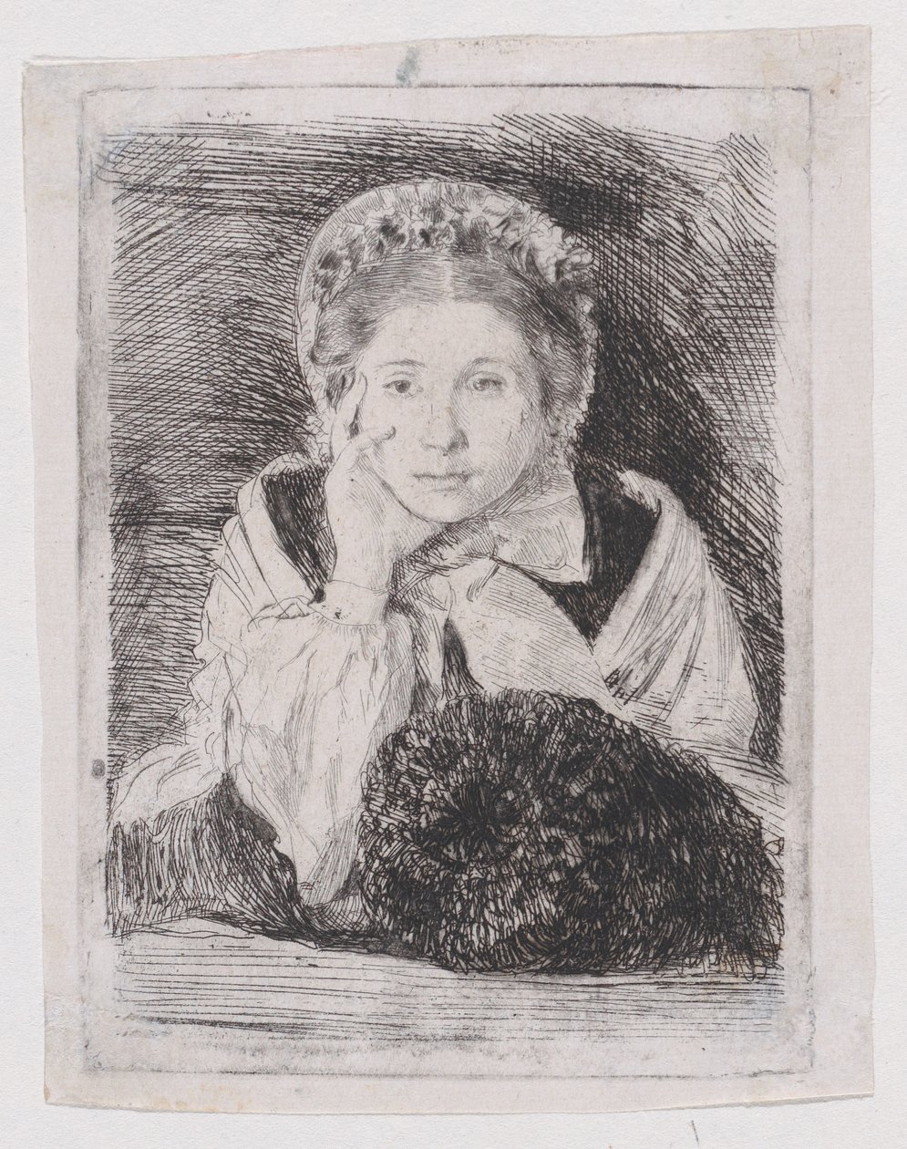 Marguerite De Gas, kunstnerens søster af Edgar Degas