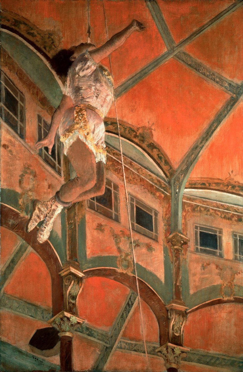 Miss Lala i Fernando Cirkus af Edgar Degas