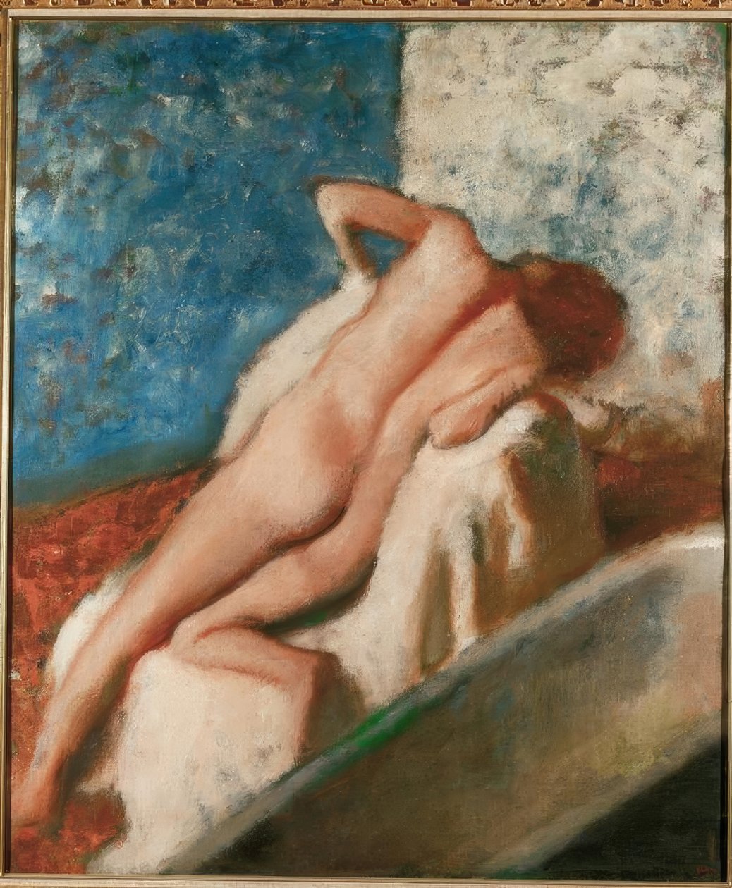 Efter badet af Edgar Degas