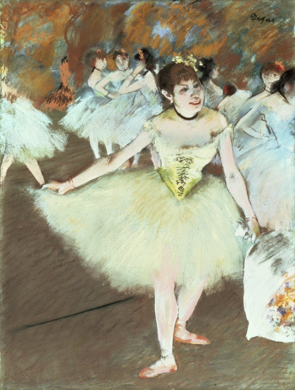 På scenen, 1879-81 af Edgar Degas