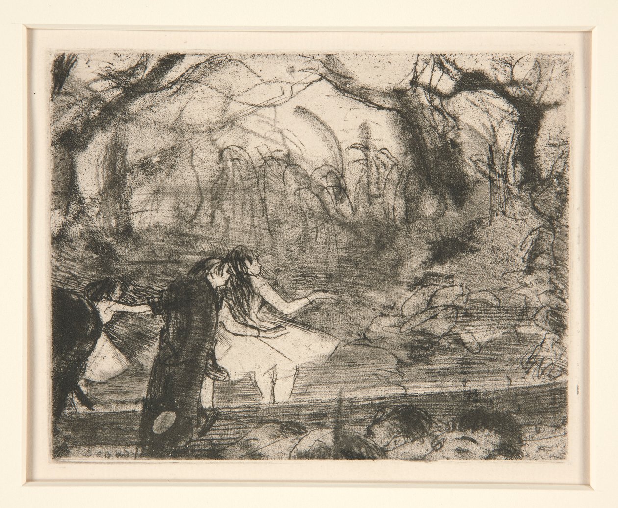 På scene III af Edgar Degas