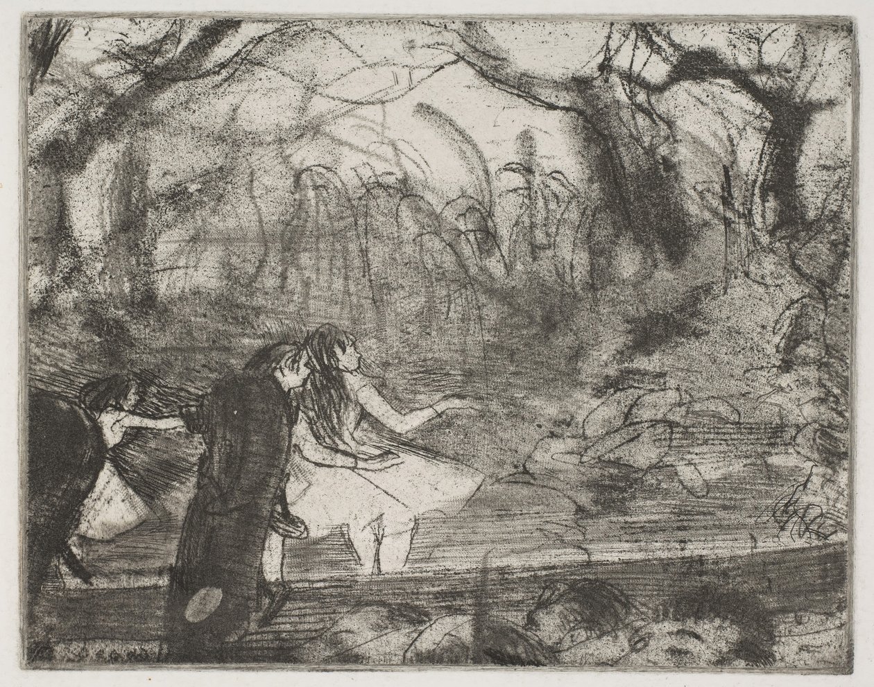 På etape III, 1876-77. af Edgar Degas