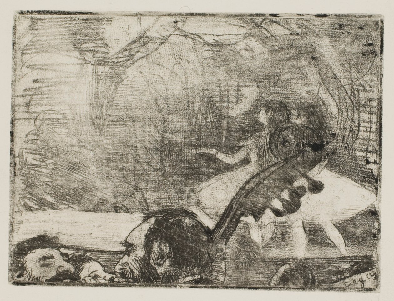 På scenen I af Edgar Degas