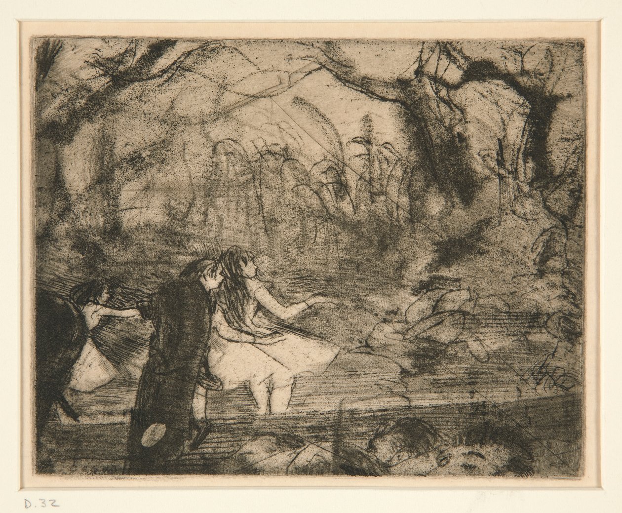 På scenen III af Edgar Degas