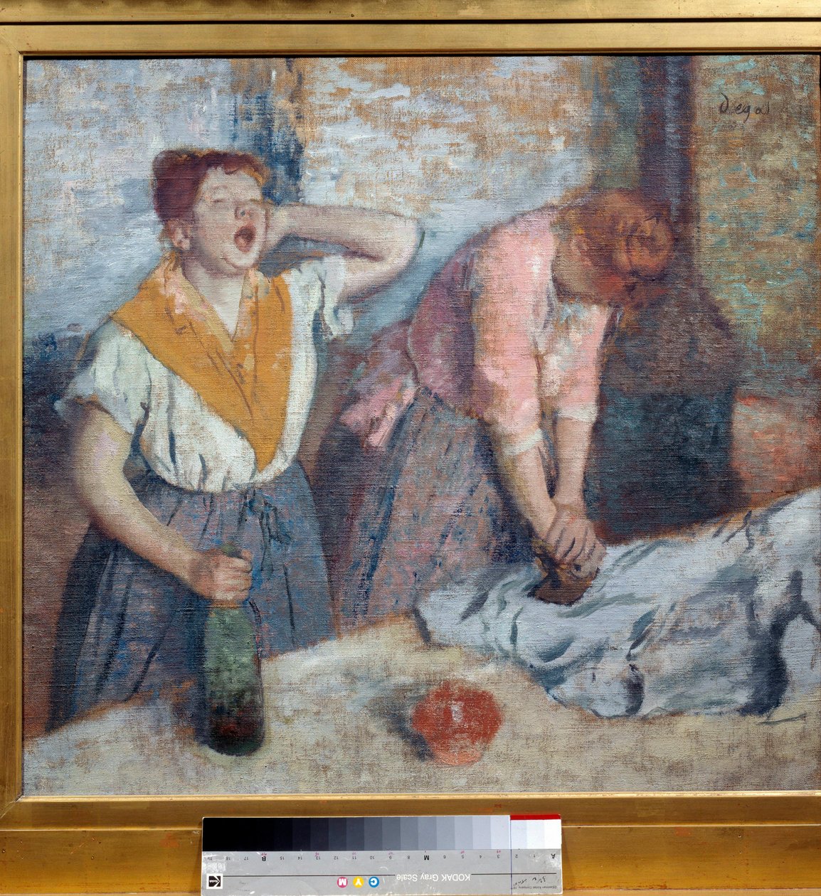 Malerier af Edgar Degas (1834-1917). 1884/86. Sol. 0,76 x 0,81 m. Paris, Musee d