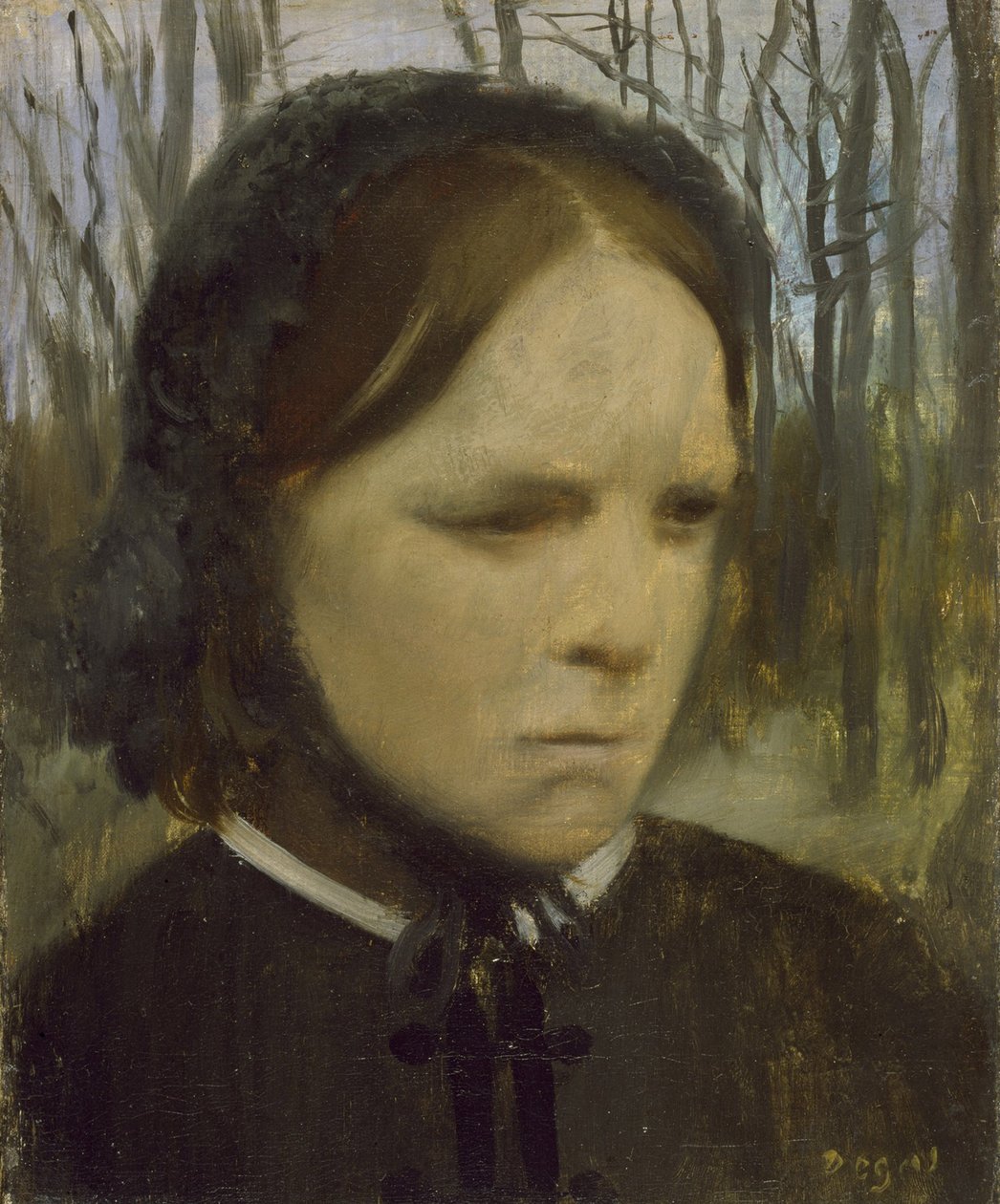 Portræt af Estelle Balfour, 1863-65 af Edgar Degas
