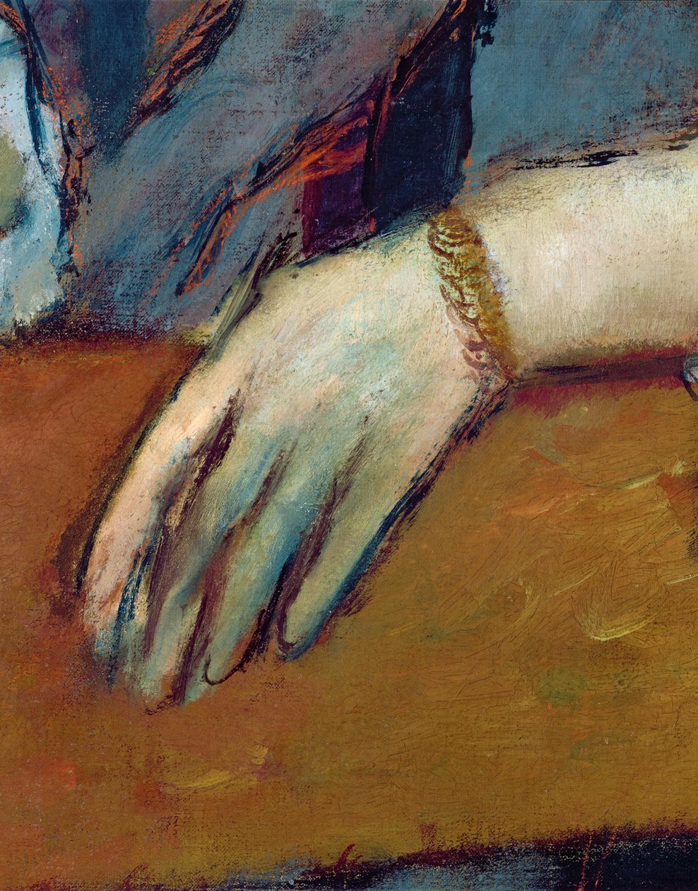 Portræt af Helene Rouart (1886) (detaljer) af Edgar Degas