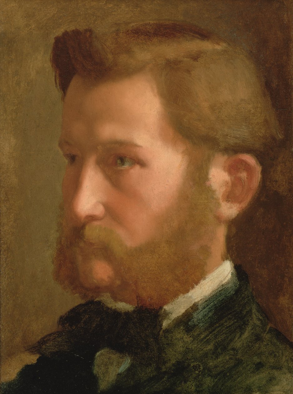 Portræt af Paul Valpincon, ca. 1868-72 (olie på papir lagt på lærred) af Edgar Degas