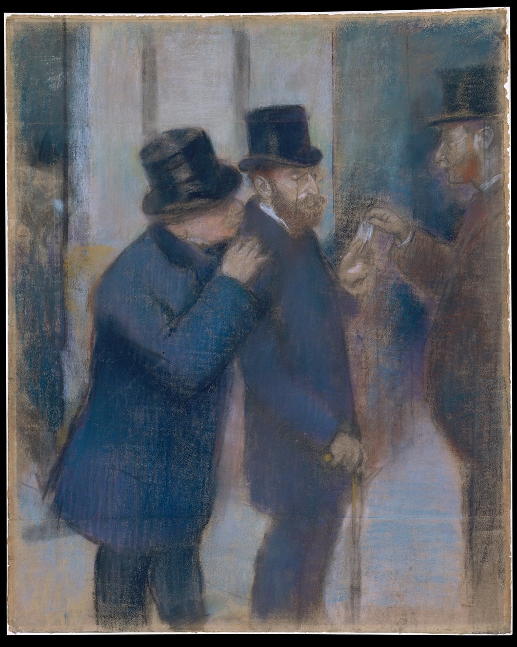 Portrætter på børsen af Edgar Degas
