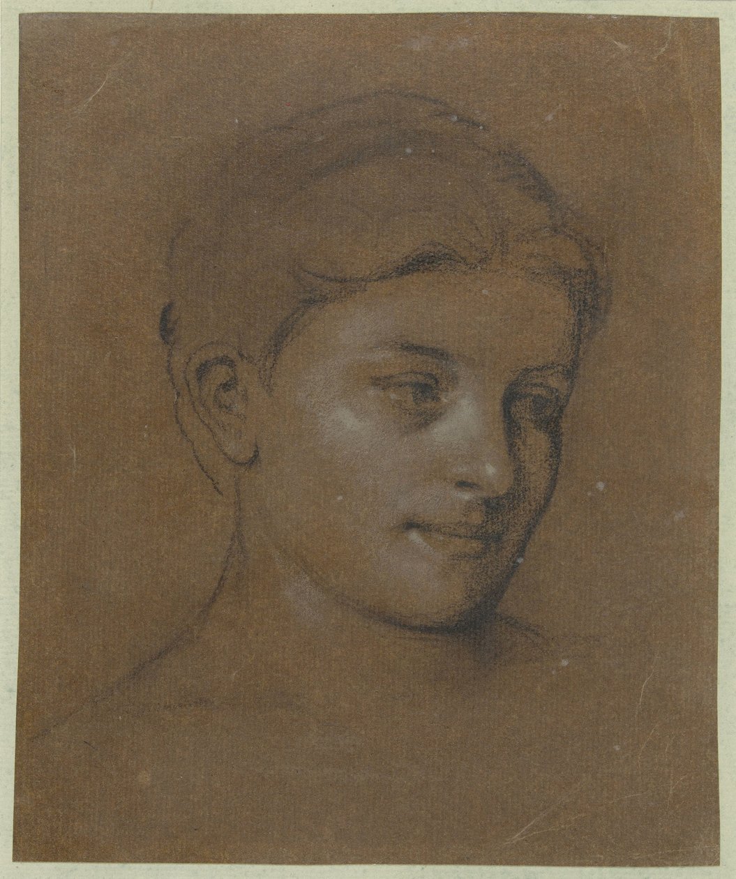Portræt af en kvinde af Edgar Degas