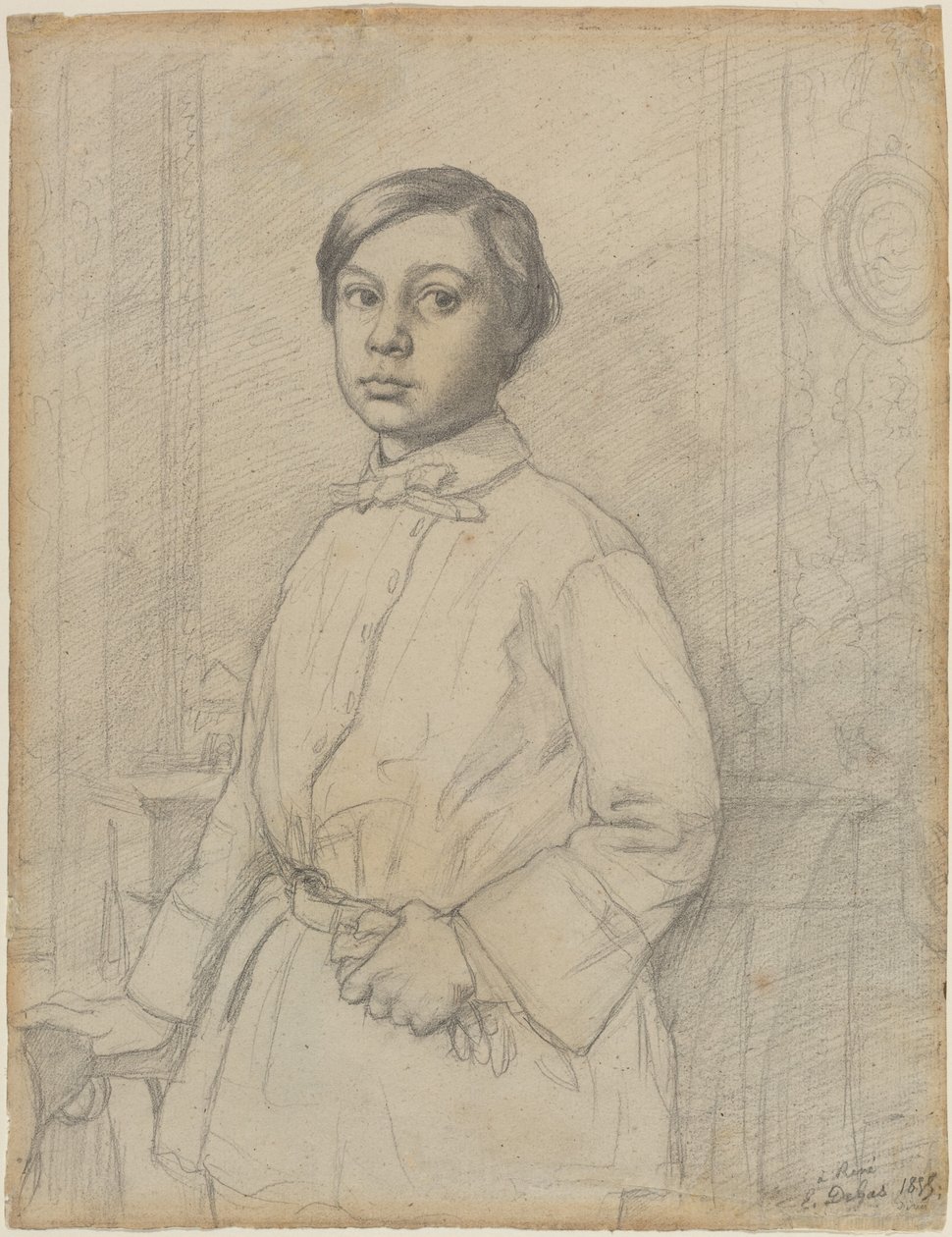 René de Gas [forside] af Edgar Degas