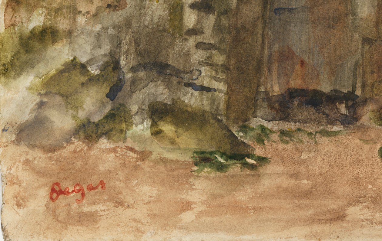 Klipper ved Bagnoles-De-L"Orne af Edgar Degas