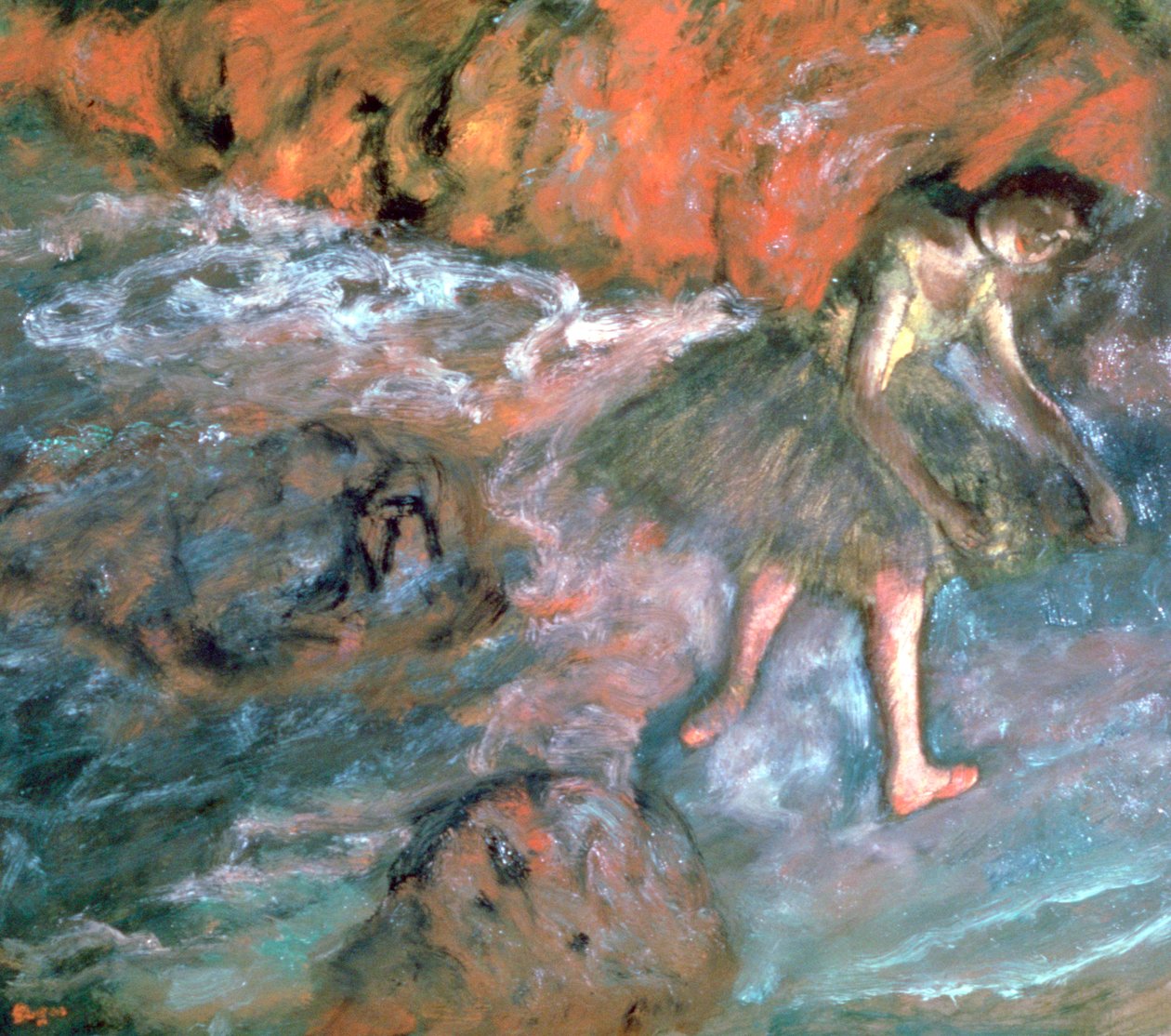 Russisk ballerina, 1880 af Edgar Degas