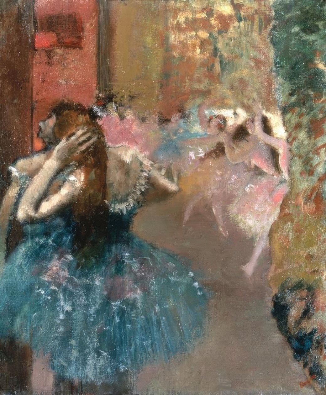 Ballet scene af Edgar Degas