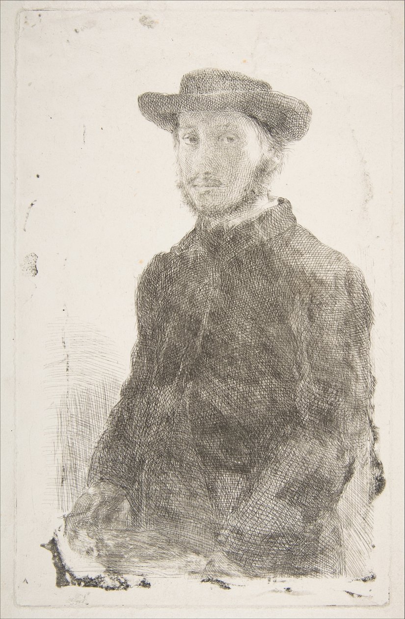 Selvportræt af Edgar Degas