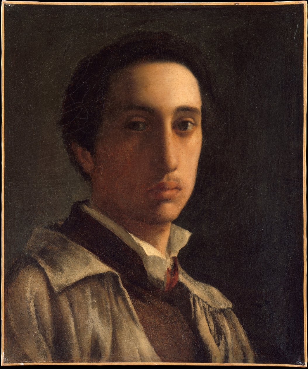 Selvportræt af Edgar Degas