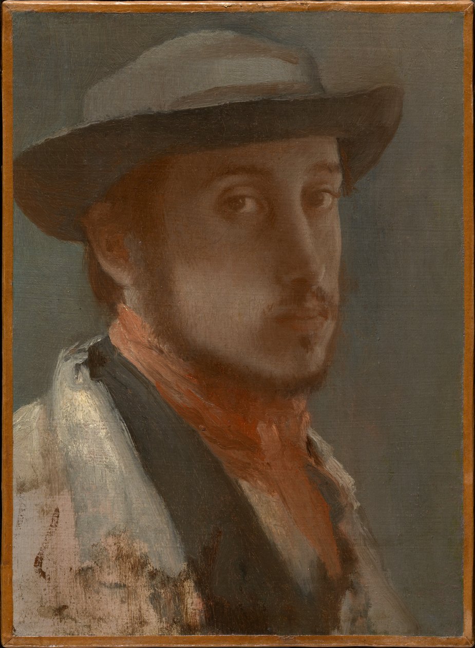 Selvportræt af Edgar Degas