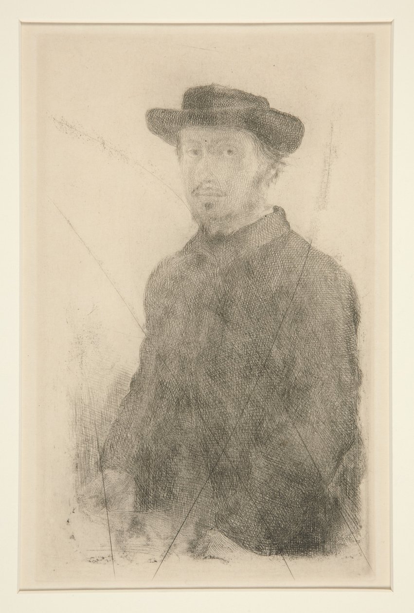 Selvportræt, 1857 af Edgar Degas