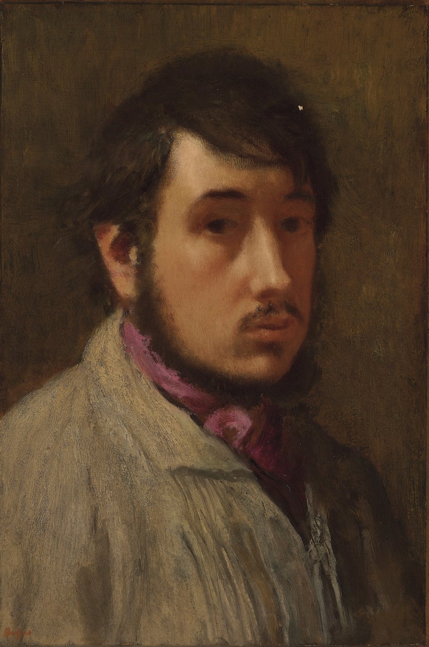 Selvportræt, ca. 1858 af Edgar Degas