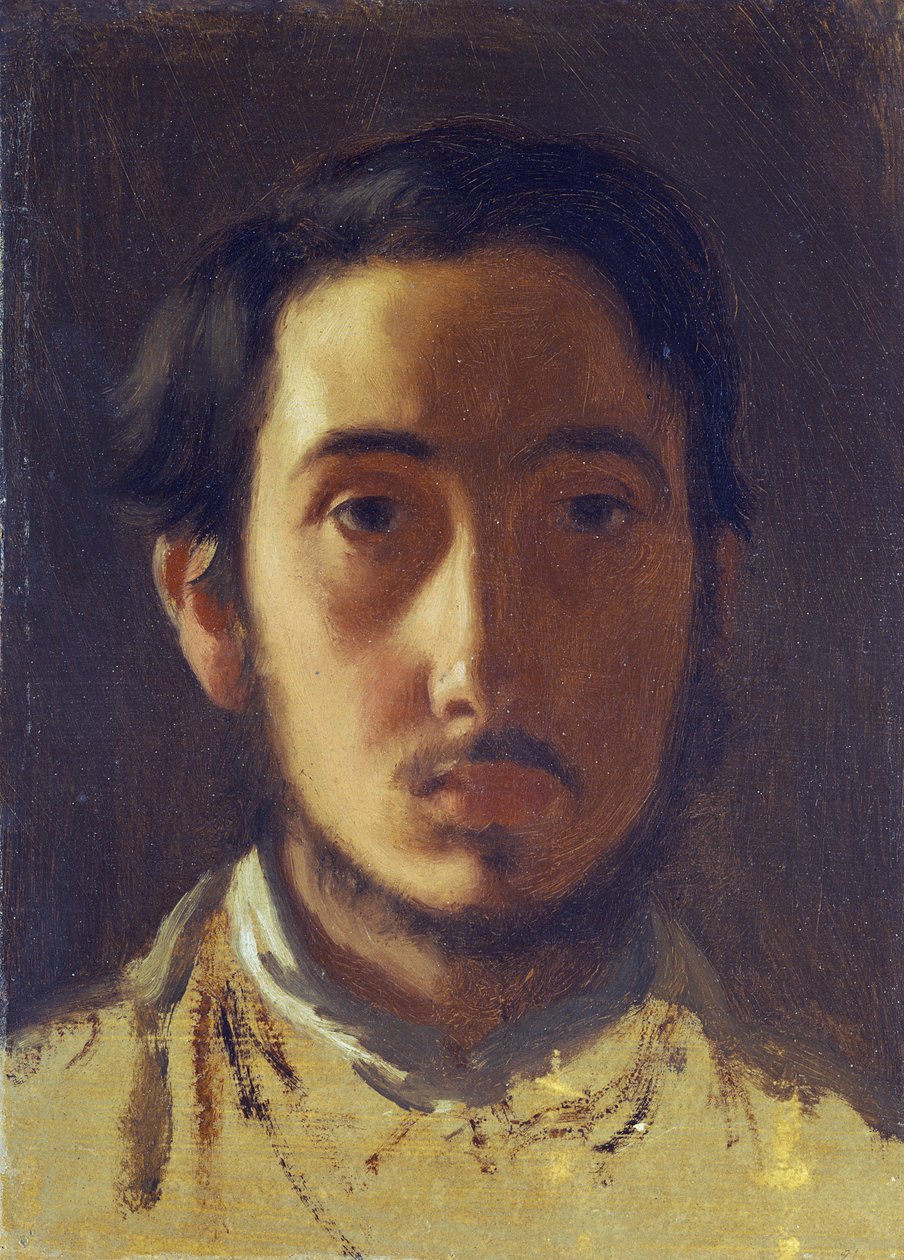 Selvportræt, ca. 1857 af Edgar Degas
