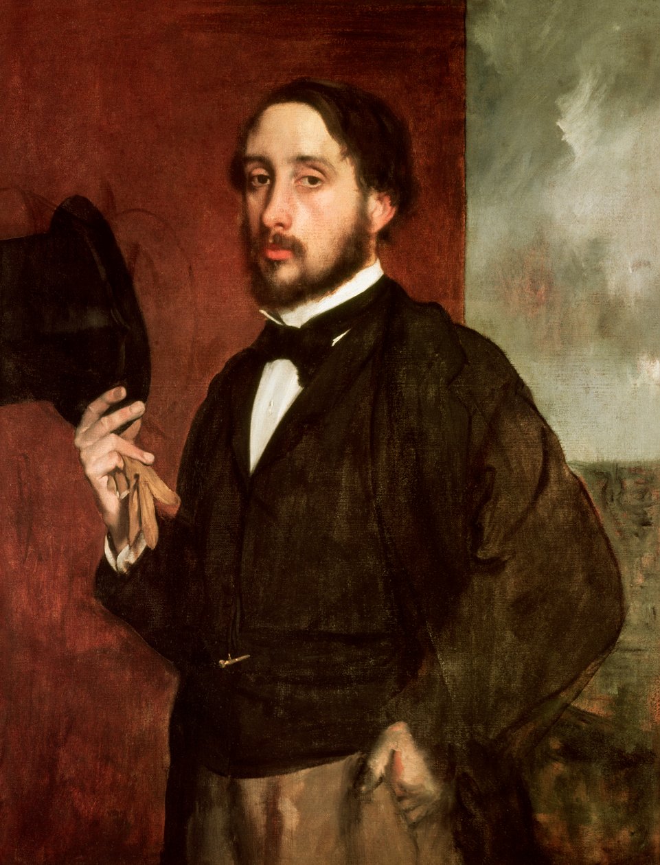Selvportræt, ca. 1862 (olie på lærred) af Edgar Degas