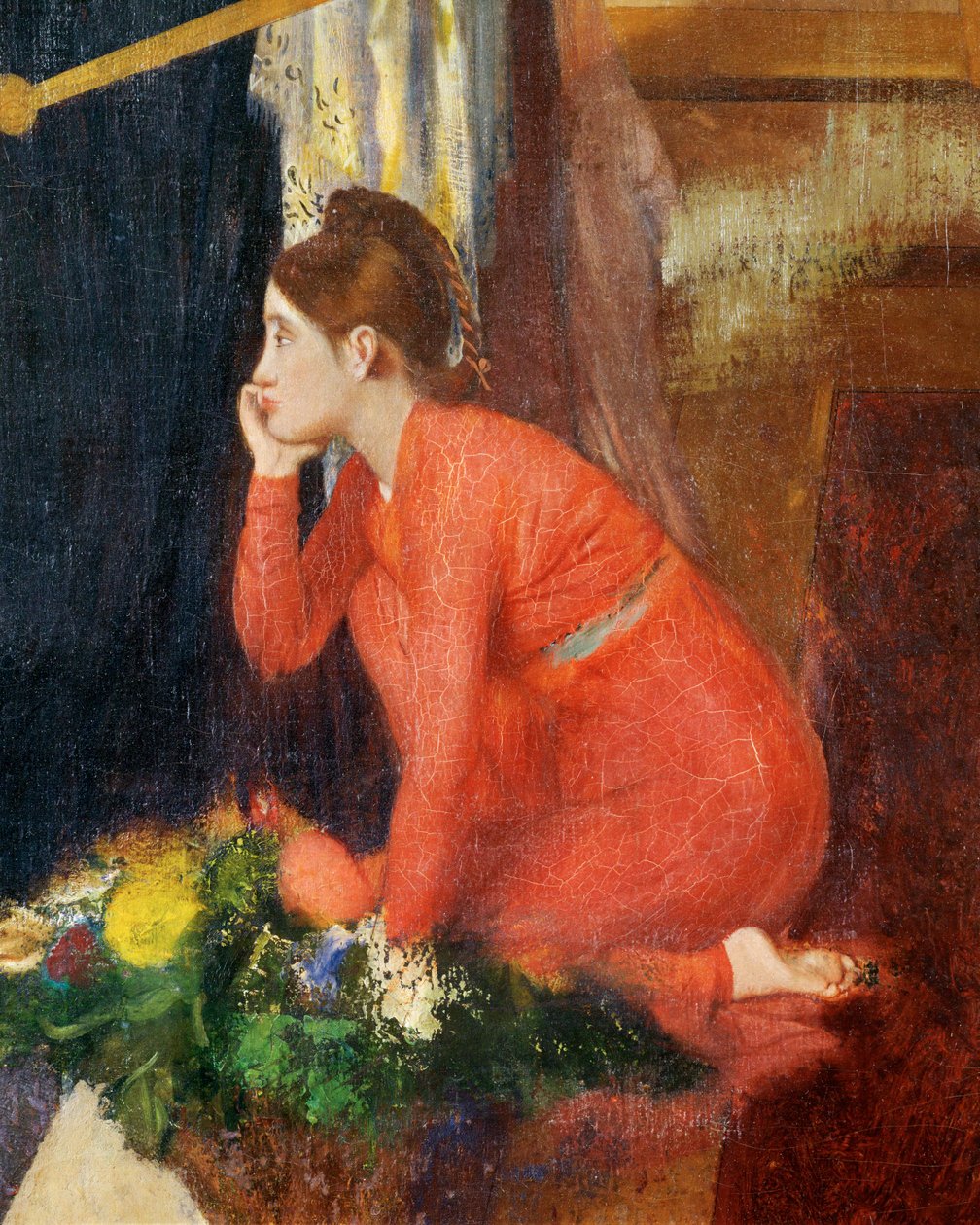 Semiramis construisant Babylone (olie på lærred) af Edgar Degas