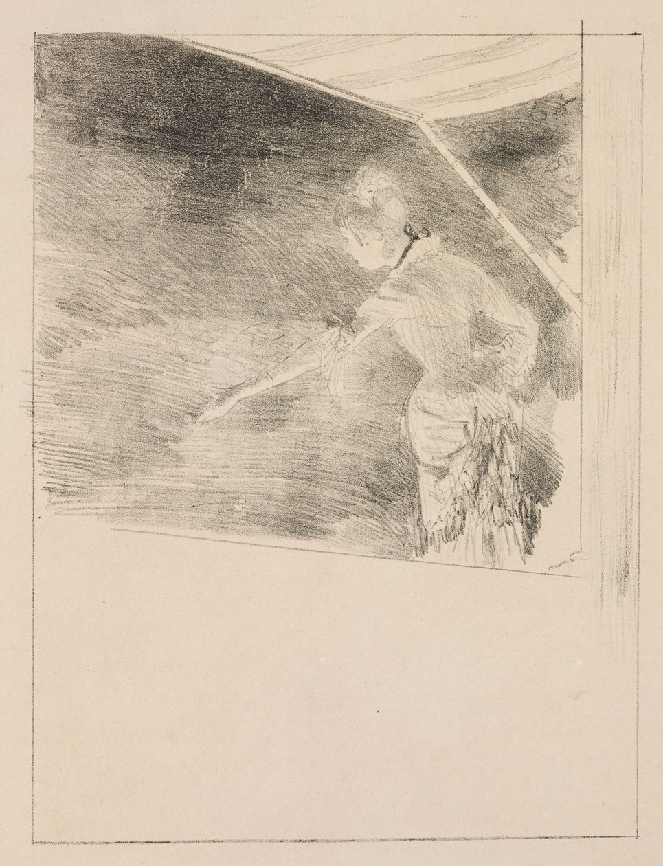 Sangerinde ved café-koncerten af Edgar Degas