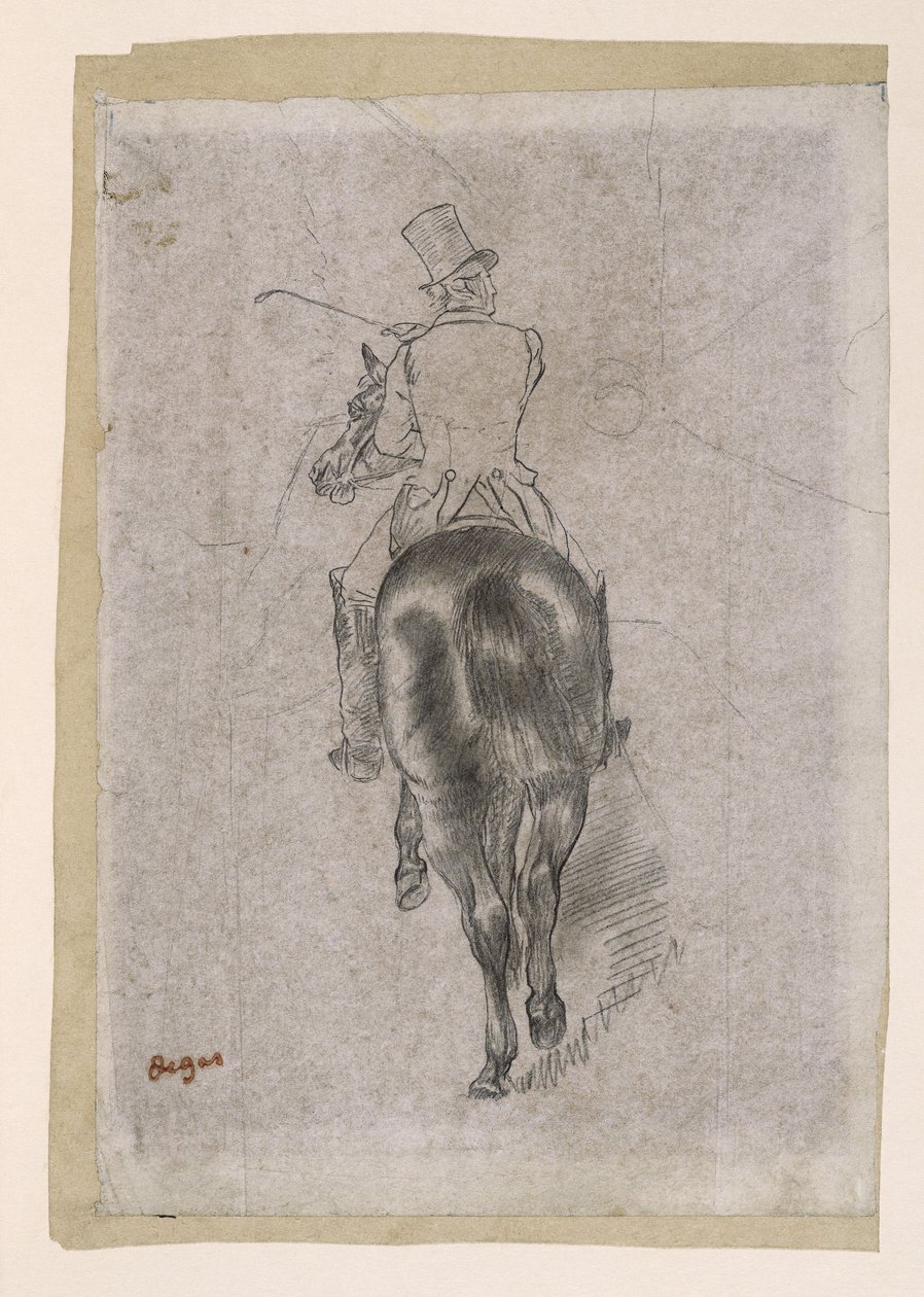 Ansporing på Hesten af Edgar Degas