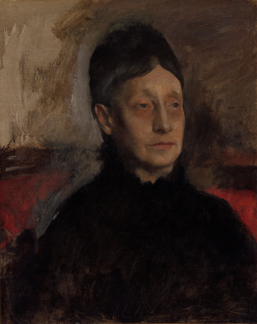Stefanina Primicile Carafa, marchioninde af Cicerale og hertuginde af Montejasi af Edgar Degas