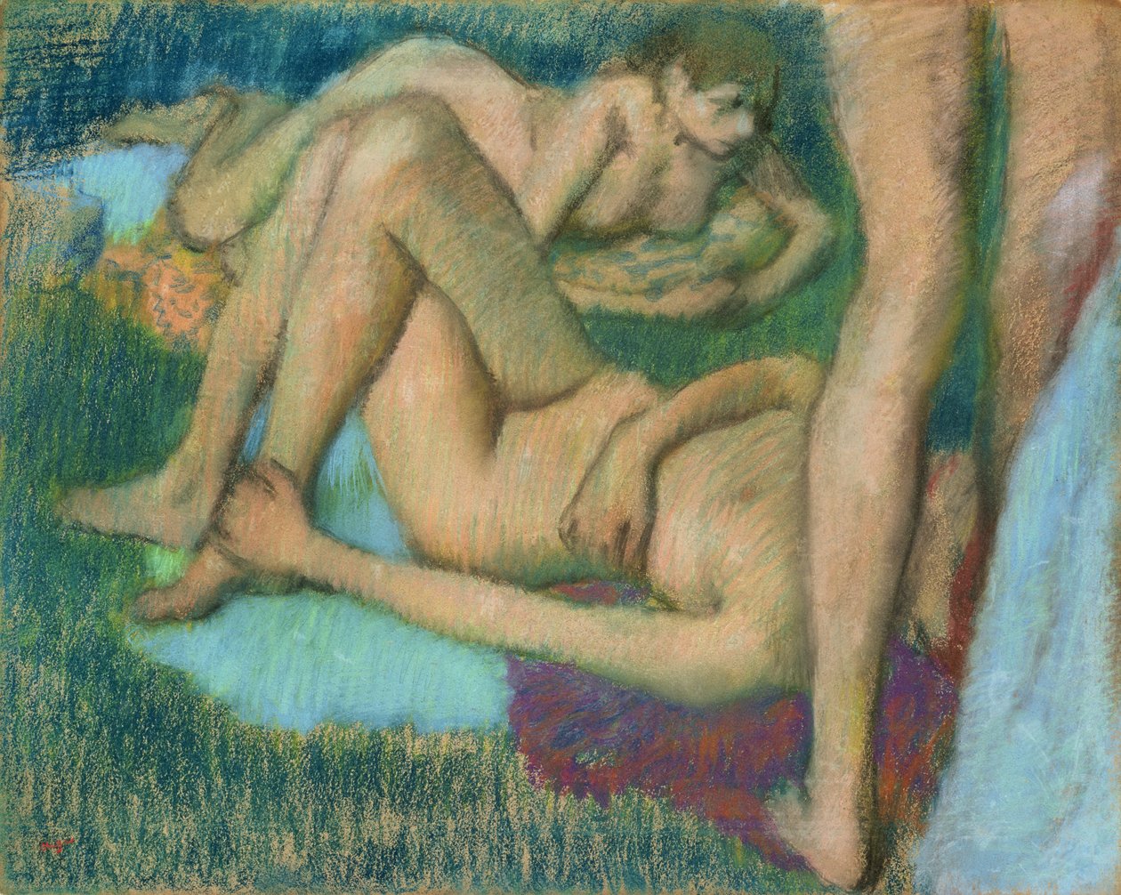 Studier af nøgen af Edgar Degas