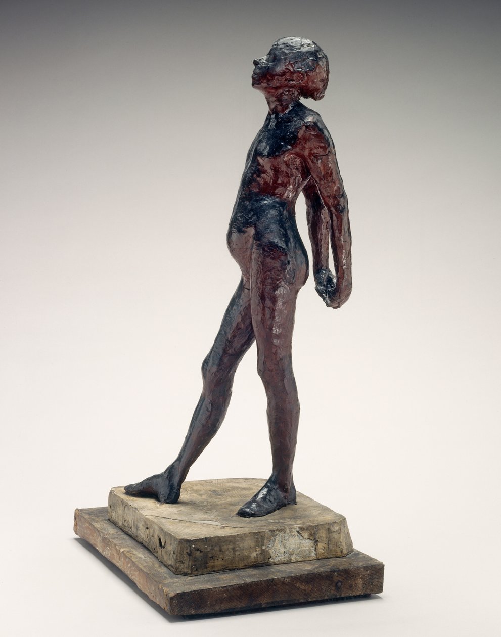 Study in the nøgen af lille danser i alderen fjorten nøgen lille danser, ca. 1878-1881. af Edgar Degas