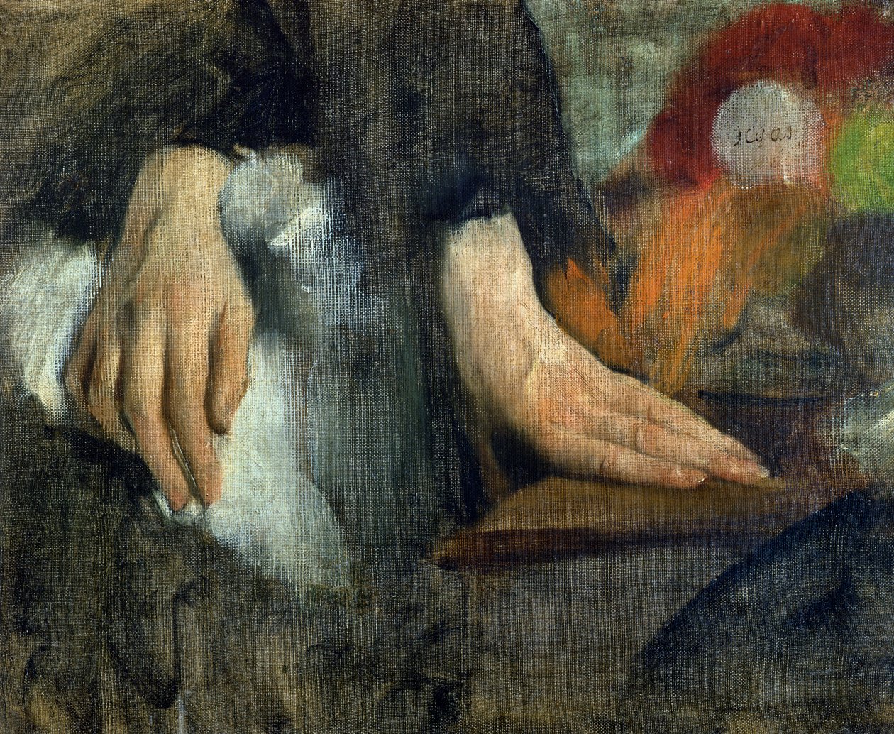 Studie af hænder, 1859-60 af Edgar Degas