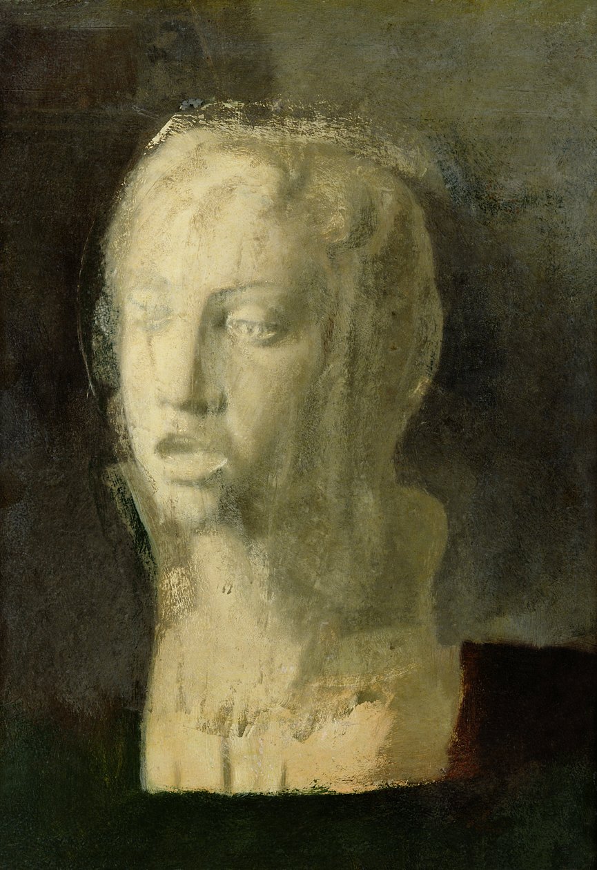 Studie af hovedet af en ung sanger, efter Della Robbia, ca. 1856-58 af Edgar Degas