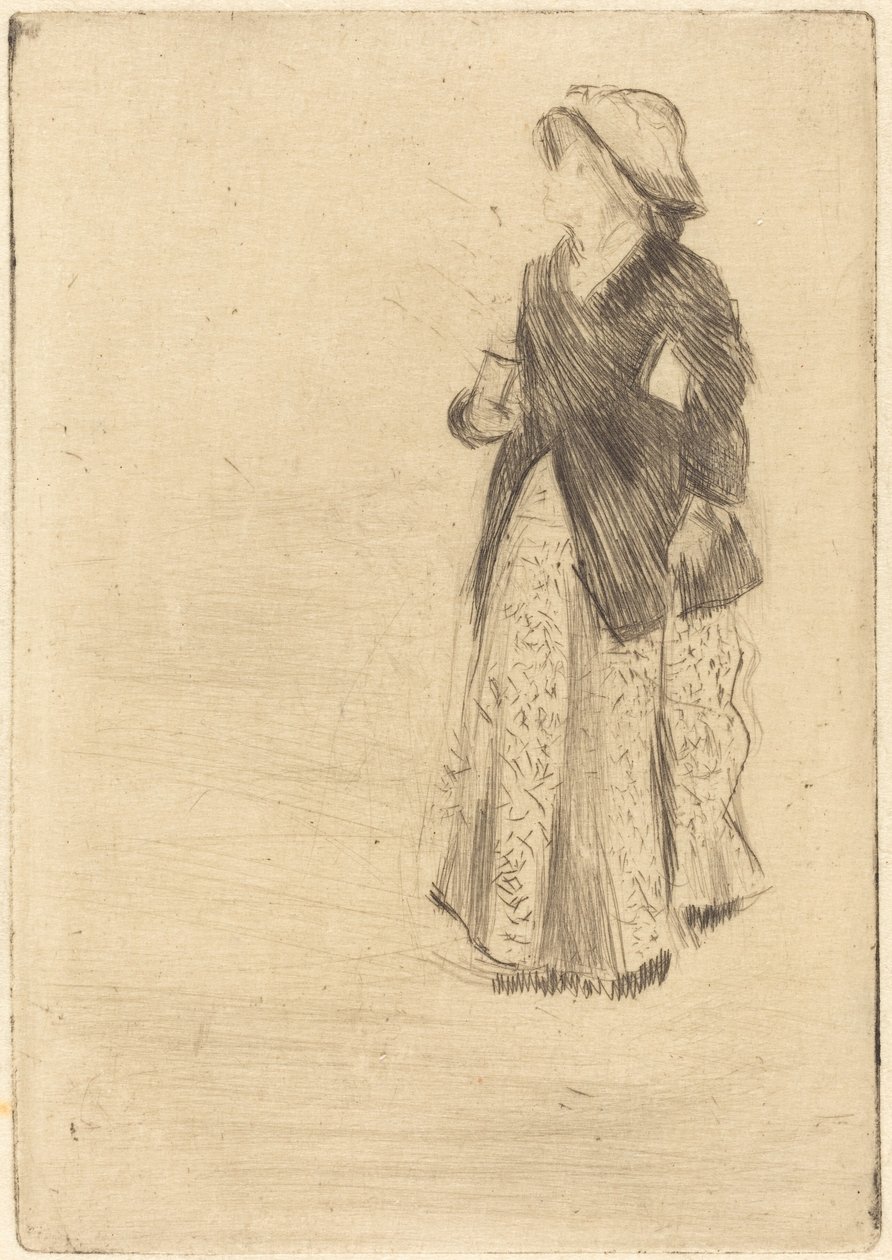 Skuespillerinden Ellen Andrée af Edgar Degas
