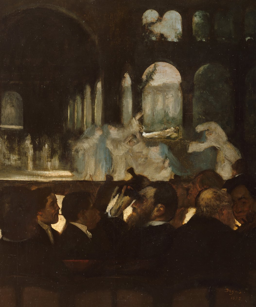 Balletten fra Robert le Diable, 1871. af Edgar Degas