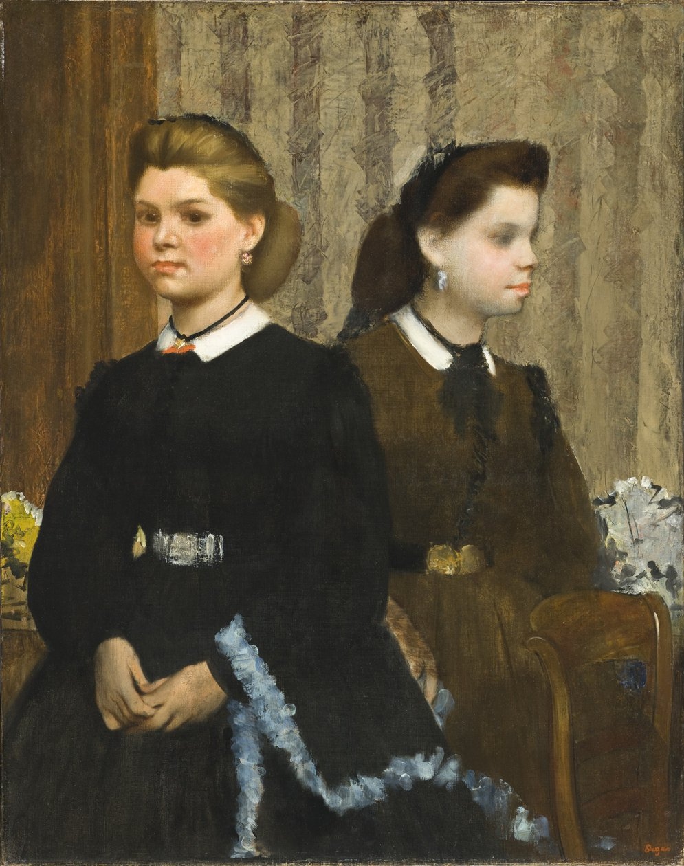 The Bellelli Sisters (Giovanna og Giuliana Bellelli) af Edgar Degas