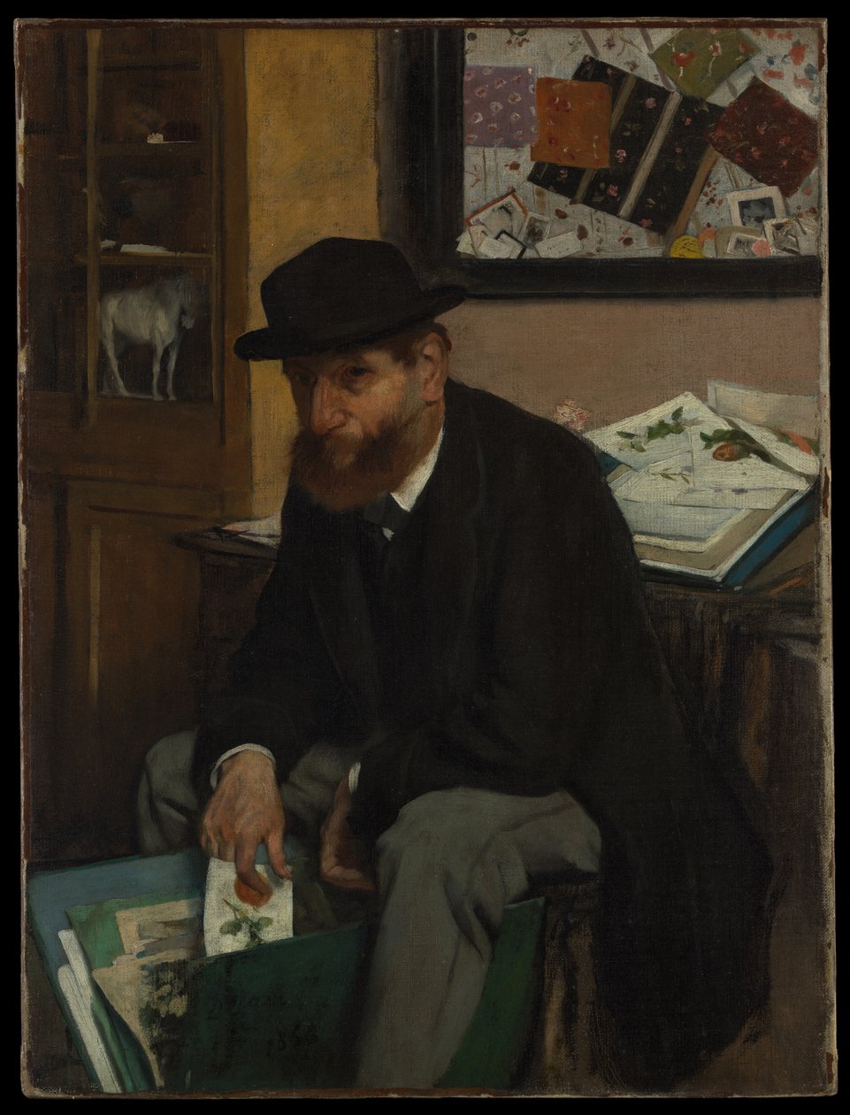 Samleren af tryk af Edgar Degas