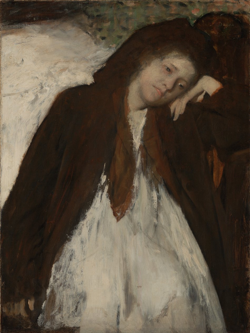 The Convalescent, ca. 1872-januar 1887 (Olie på lærred) af Edgar Degas