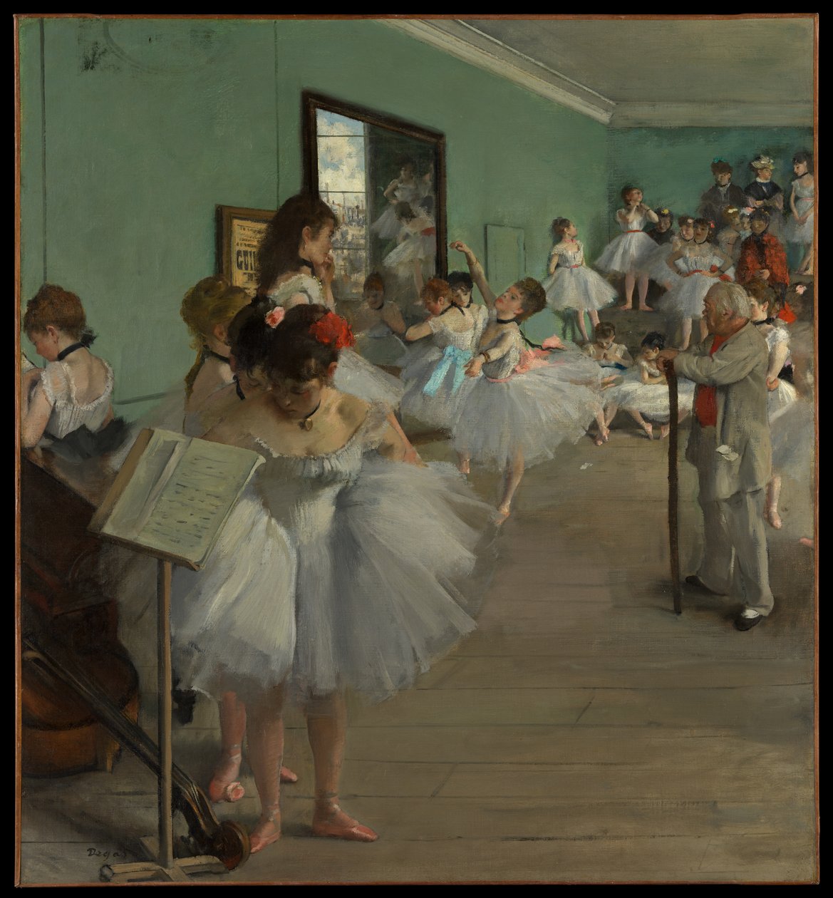 Danselektionen af Edgar Degas