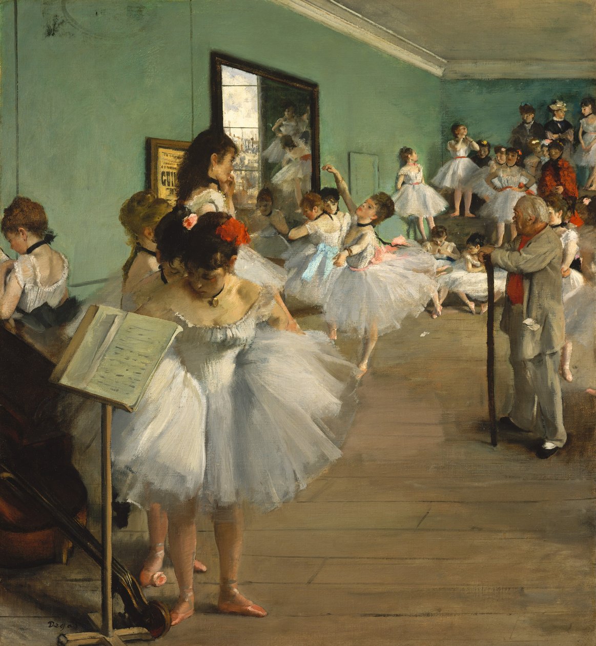 Danseklassen af Edgar Degas