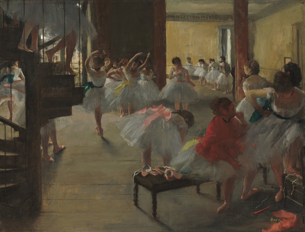 Danseklassen, ca. 1873. af Edgar Degas