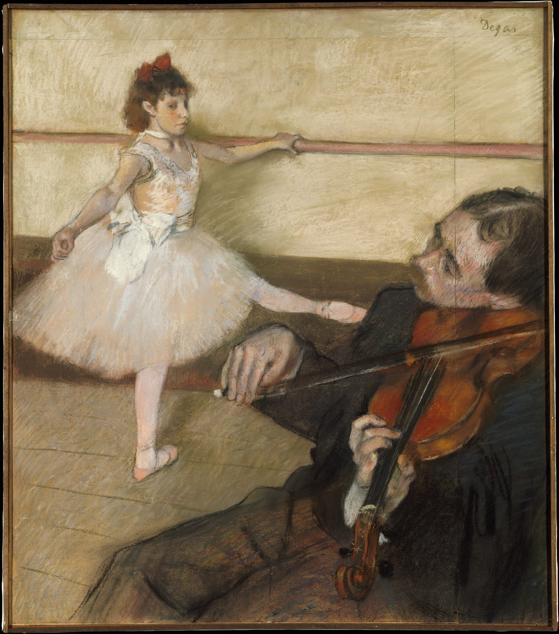 Danselektionen af Edgar Degas