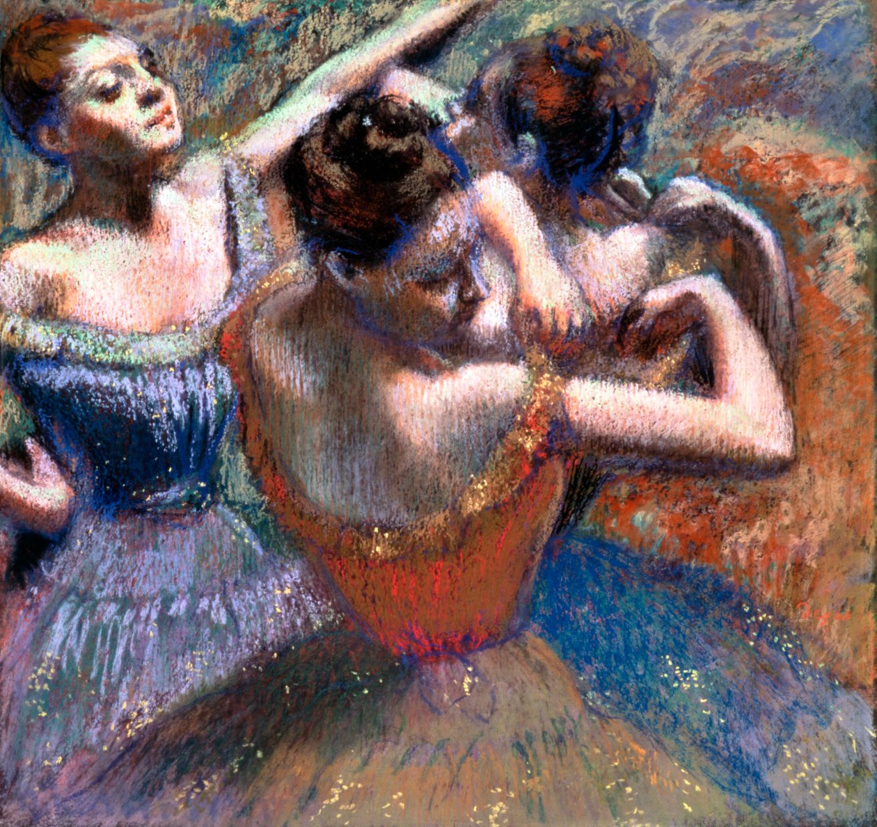 Danserne, 1899 af Edgar Degas