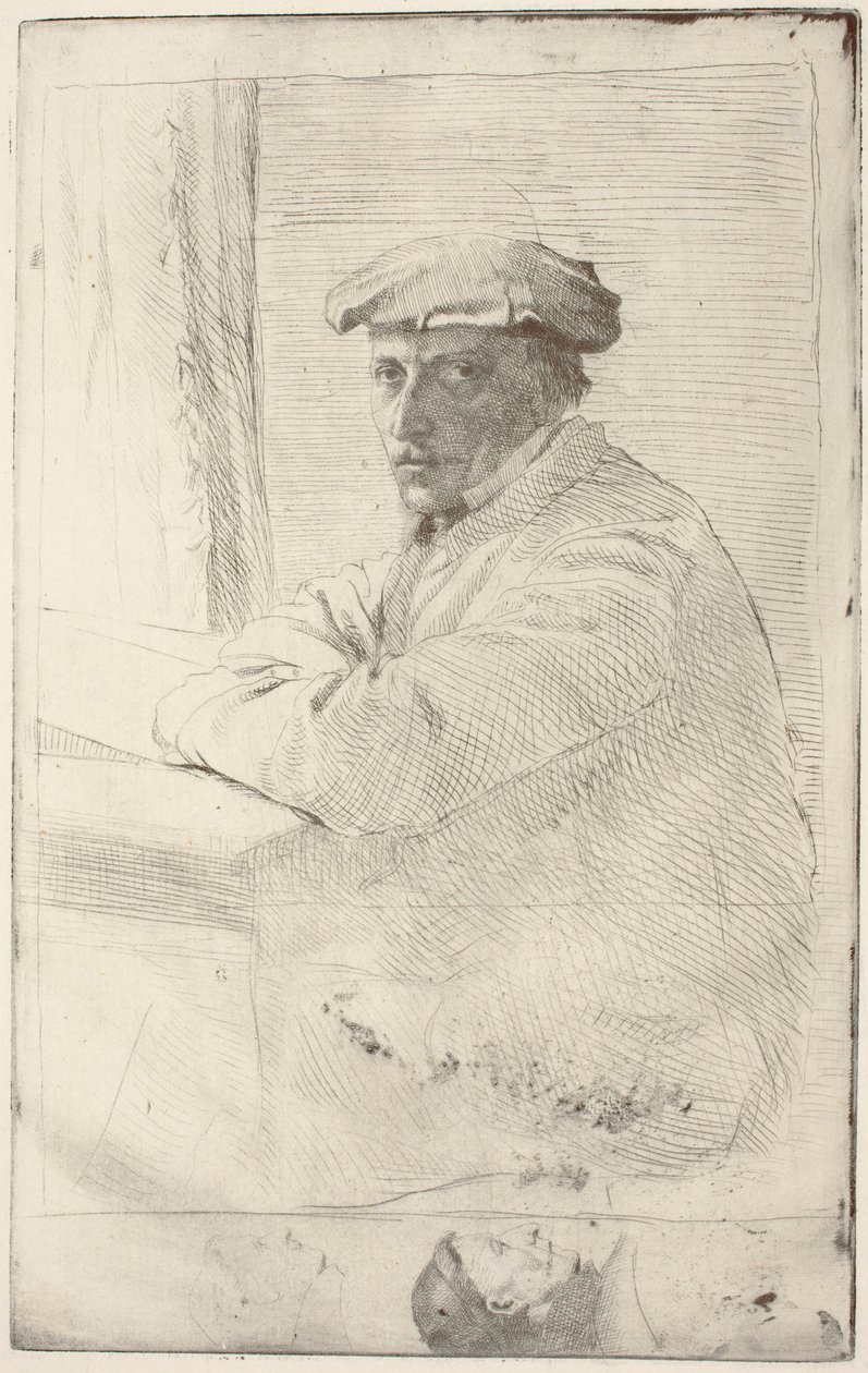 Gravøren Joseph Tourny (Le graveur Joseph Tourny) af Edgar Degas