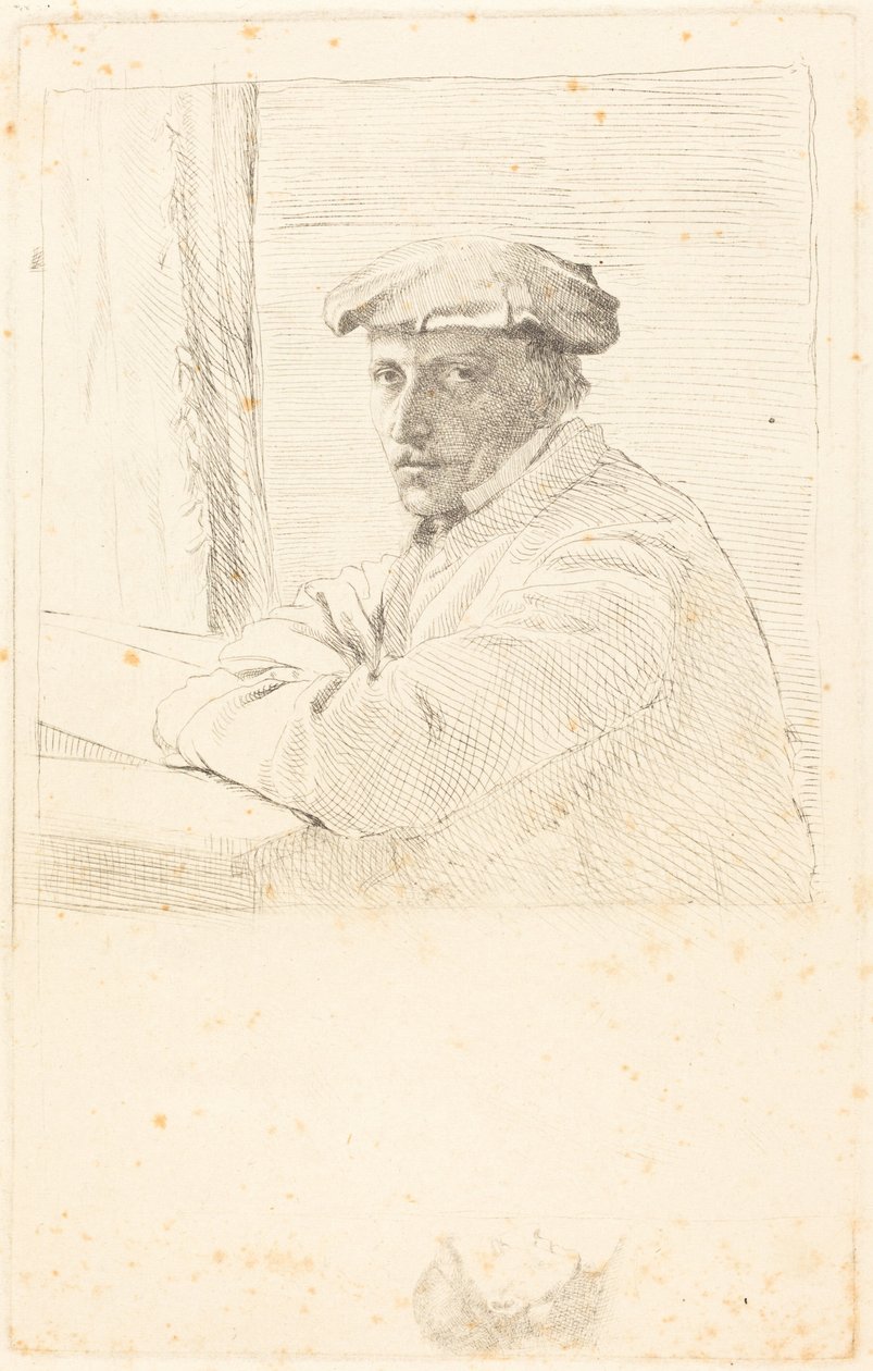 Gravøren Joseph Tourny (Le graveur Joseph Tourny) af Edgar Degas