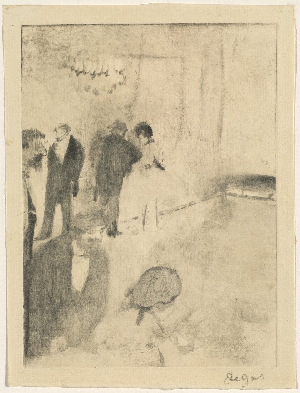 Det grønne rum af Edgar Degas
